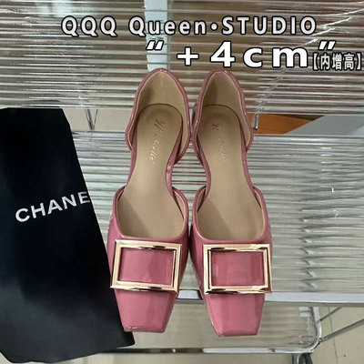 中空rv包头拖鞋女内增高4cm