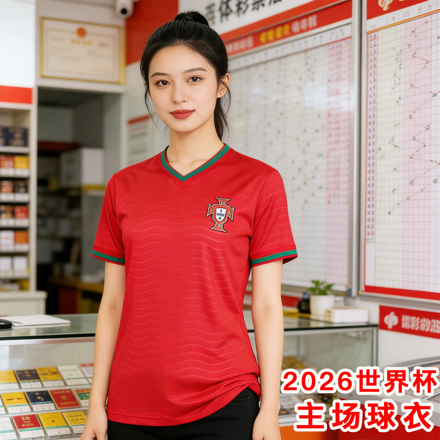 2026美加墨世界杯主场球衣葡萄牙西班牙阿根廷国家队T恤短袖训练