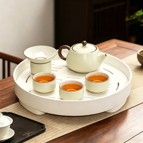 沥水茶盘双层小型托盘杯子置物架