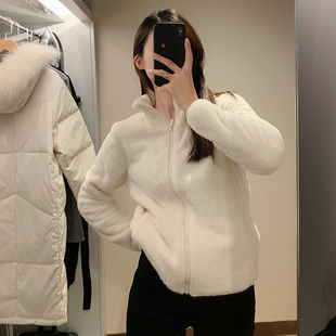 秋冬珊瑚绒外套女摇粒绒双面抓绒衣女保暖加厚户外冲锋衣内胆百搭