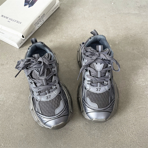 2024夏季新款做旧老爹鞋男ins潮流复古港风运动鞋小众超火情侣鞋