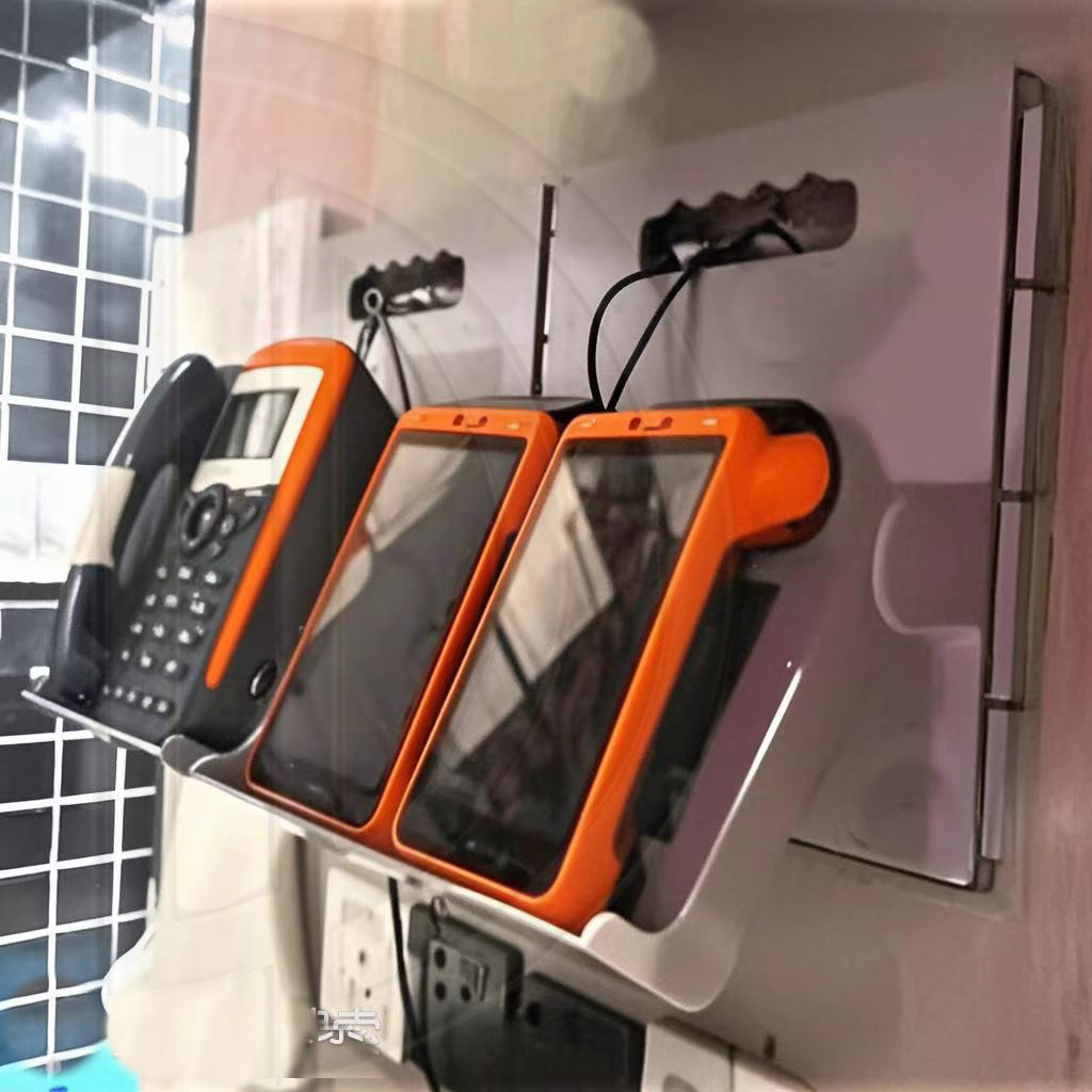 手持收银机壁挂收纳架点餐机壁挂架POS机壁挂架商米机壁挂置物架,收纳整理,其他收纳,淘宝优惠券,粉丝福利购,淘宝优惠卷