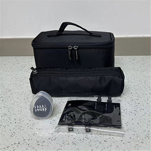 包邮BOBBI BROWN/芭比波朗化妆箱刷包粉扑发夹套装收纳便携整理包