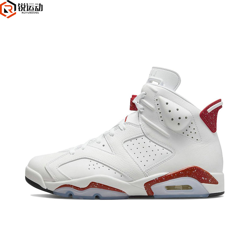 Nike/耐克男子AIR JORDAN  AJ6白橙日落东单低帮篮球鞋CT8529-141