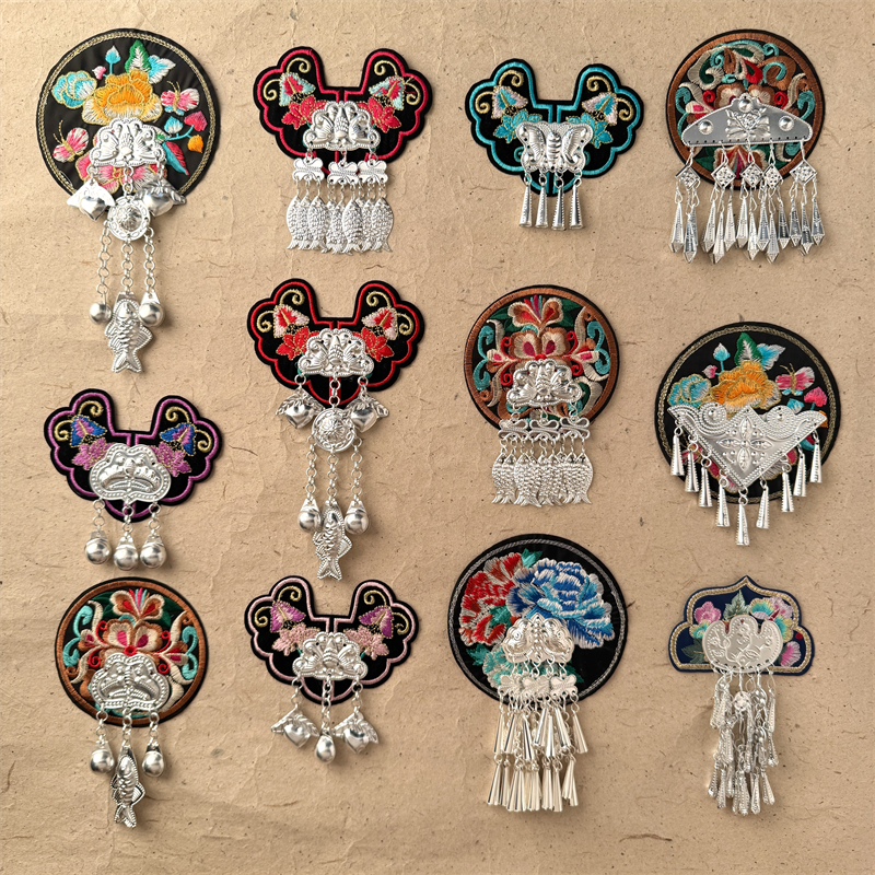 云南贵州苗族民族风刺绣磁吸冰箱