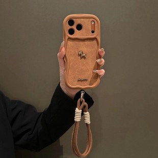 秋冬立体金马适用苹果17promax手机壳新款16pro男女iphone15plus带挂绳14pro马年13过年12/11本命年