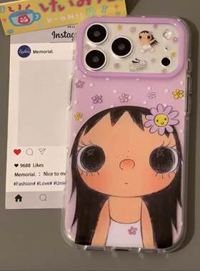韩风恶魔角翅膀小玉适用17promax苹果16手机壳iPhone15全包边女iPhone13防摔保护套16个性14promax小众