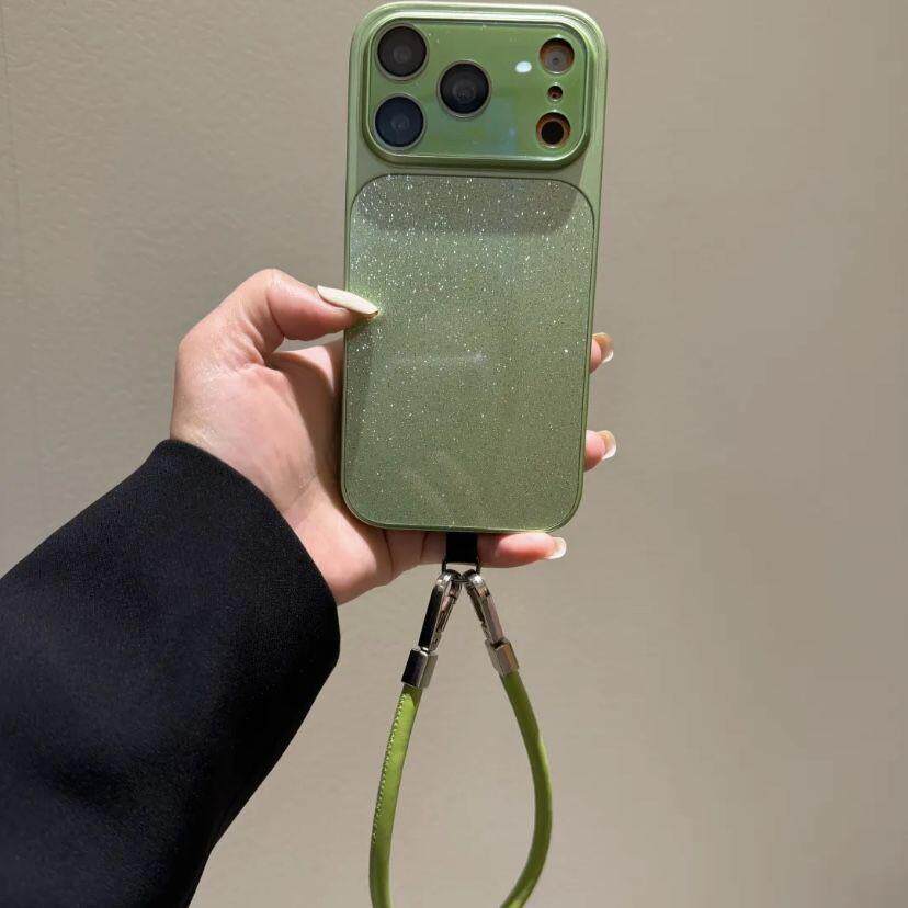 新款秒变17大视窗闪粉轻奢适用苹果17Pro手机壳iPhone16promax水晶镜头膜Air全包防摔15/14PM磨砂电镀保护套