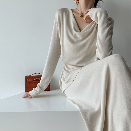 CHICZHI气质穿搭针织套装一整套