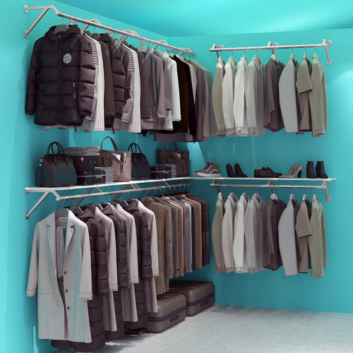 衣服不锈钢挂衣货高承重不变形