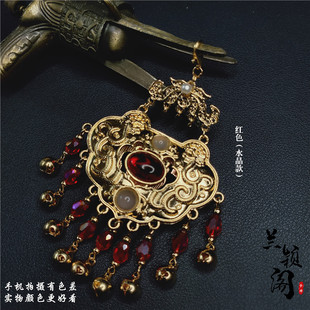 原创汉服配饰霞帔坠褚云令行香子合作款明制宋制婚服璎珞项圈挂坠