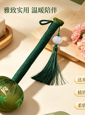 加长款艾草锤家用艾灸锤养生锤正品按摩捶子经络拍打棒拍八虚捶背