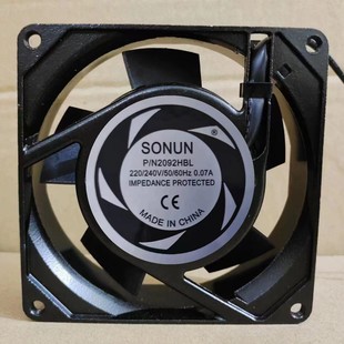 2112 2122 2123HBL 220V 2092 HSL 轴流风机 N2082