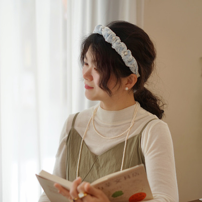 发箍蕾丝甜美高颅顶适合大头围