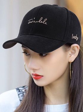 棒球帽假发一体潮流ns潮牌防晒遮阳帽百搭帽子女士时尚太阳帽