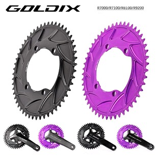 GOLDIX 110BCD四爪牙盘适配R7000/R7100/R8100曲柄 10/11/12S链轮