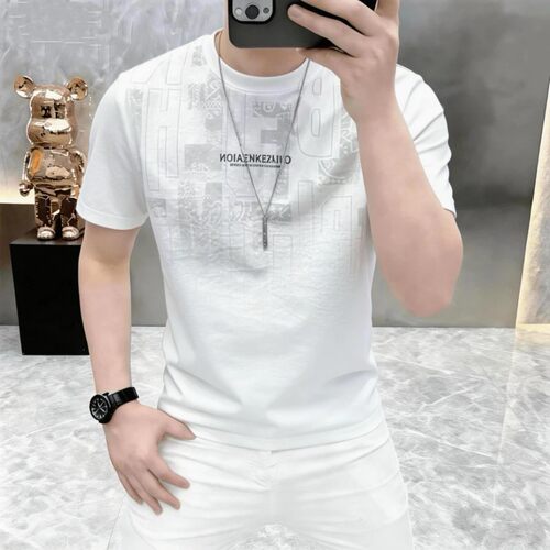 卡尔精品服饰夏季印花圆领短袖