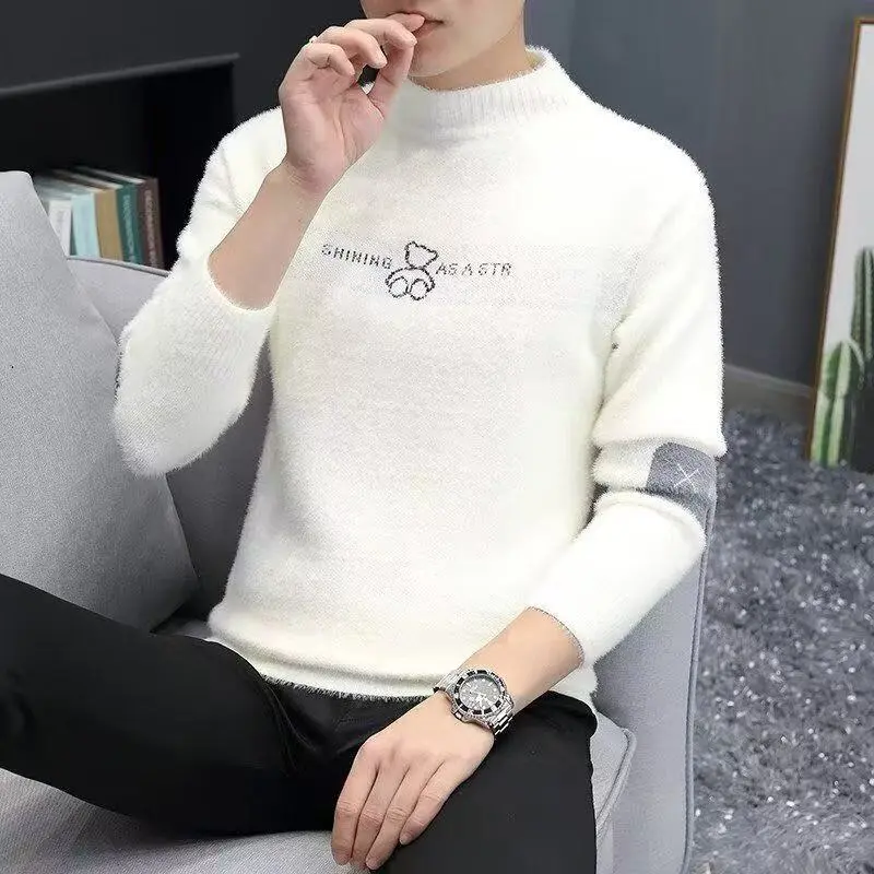 顶峰精品男装男士宽松打底衫毛衣韩版冬季针织衫潮流保暖秋冬针织,男装,卫衣,淘宝优惠券,粉丝福利购,淘宝优惠卷