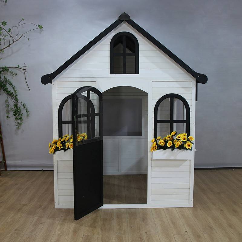 幼儿园木屋小房子组装实木户外室内移动儿童房游戏玩具小木屋树屋