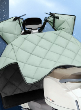 爱玛探界F702电动车挡风被冬季通用四季款加绒加厚电车防风防雨罩