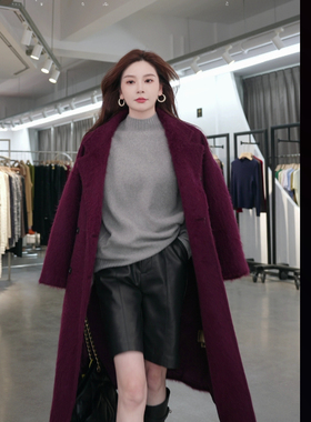 【小李不讲李呀】秋冬长袖羊绒羊毛拉毛半高领打底衫A25900