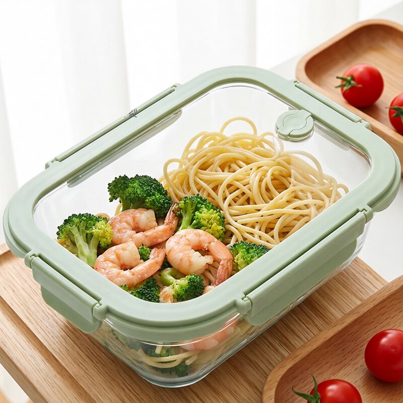 玻璃保鲜盒食品级密封饭盒图片