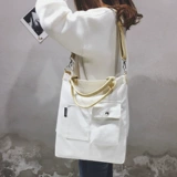 Шоппер, универсальная сумка для телефона, брендовый тканевый мешок, свежая небольшая сумка, сумка на одно плечо