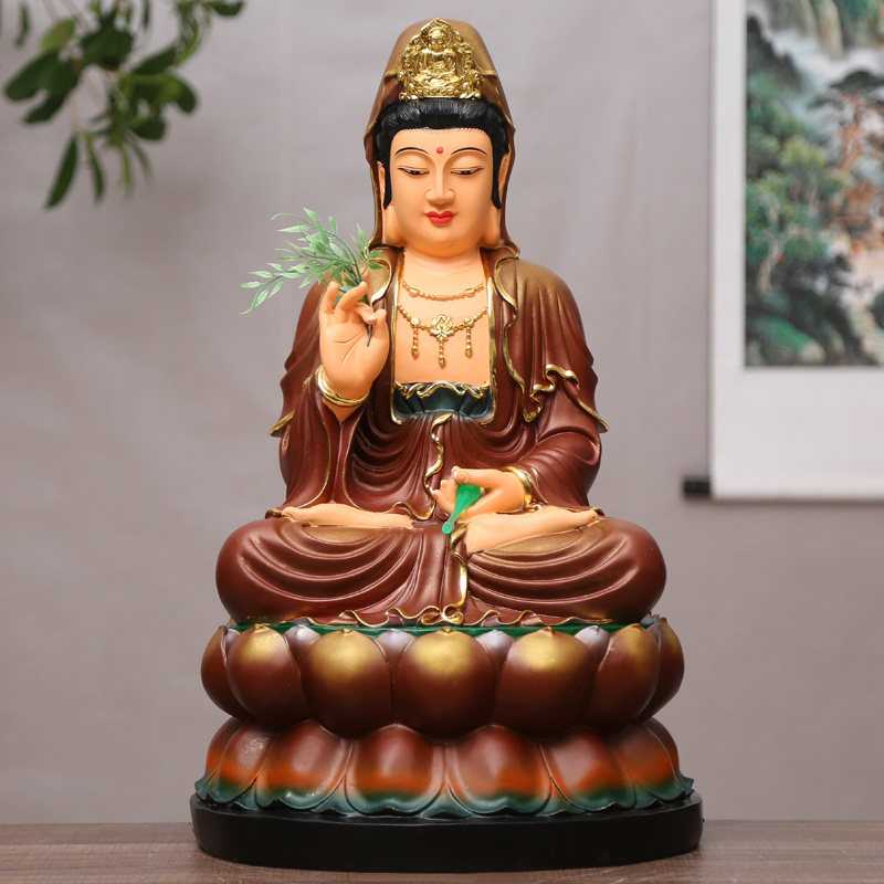 供奉镇宅风水树脂观音佛像包邮