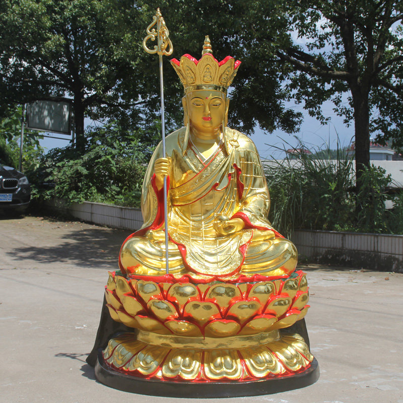 树脂玻璃钢寺庙九华山唐三藏佛像