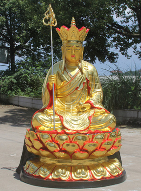 树脂玻璃钢寺庙九华山唐三藏佛像