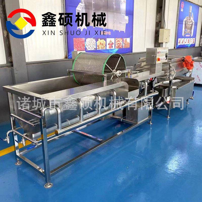 白菜涡流清洗机4000型包菜豆芽洗菜机鑫硕土豆丝清洗振动一体机