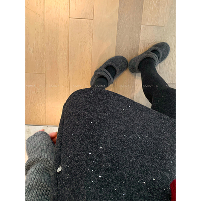 爱情魔鬼鱼设计感亮片半身短裙