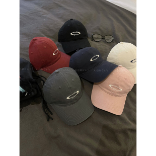 防晒百搭显脸小软顶鸭舌帽 刺绣棒球帽女2026新款 爱情魔鬼鱼 美式