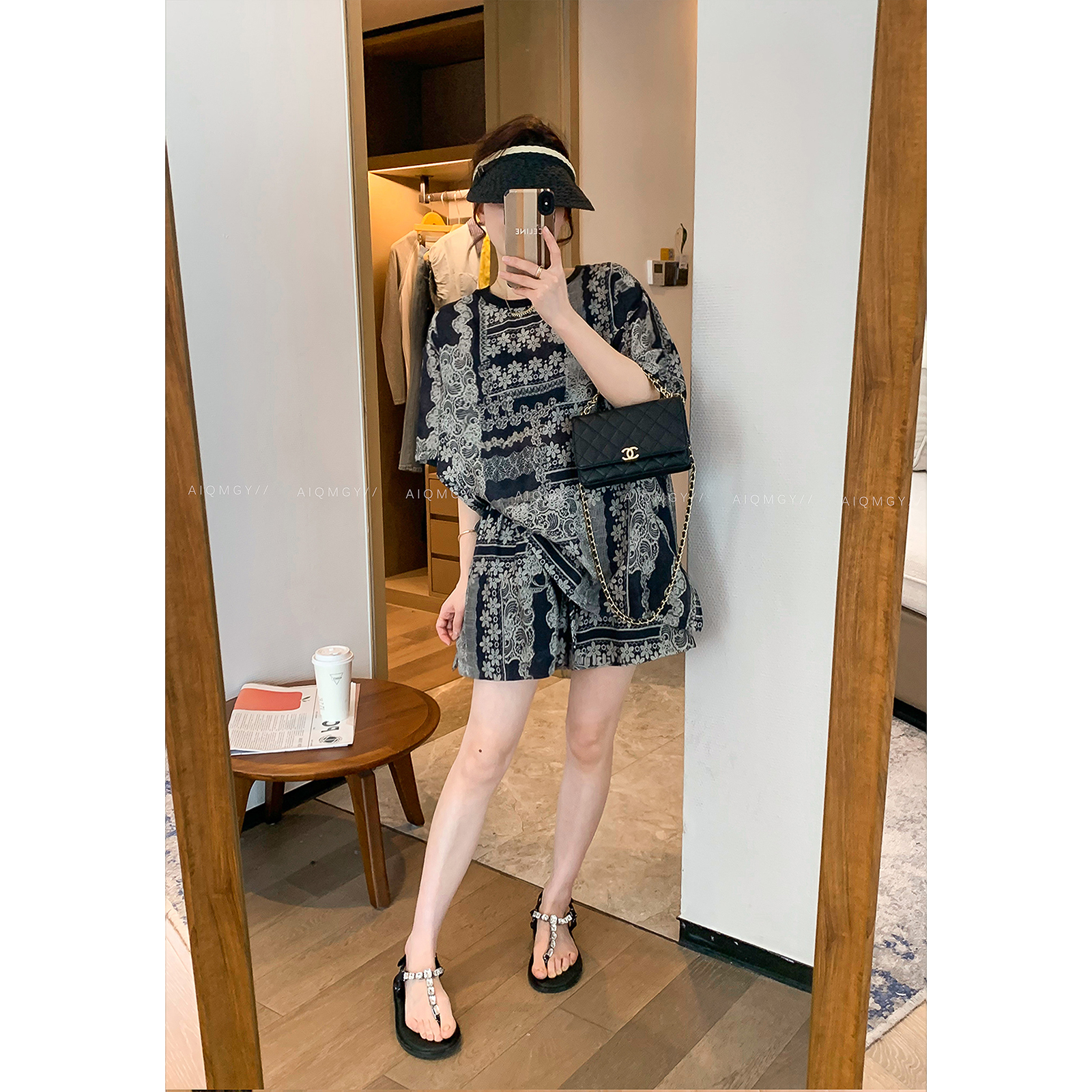 爱情魔鬼鱼时尚提花套装女