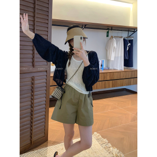 爱情魔鬼鱼 时尚套装女2026夏季新款长袖开衫上衣吊带背心两件套
