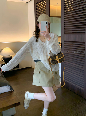 爱情魔鬼鱼 V领针织衫【03/29 20:00】提前加购收藏限时95折