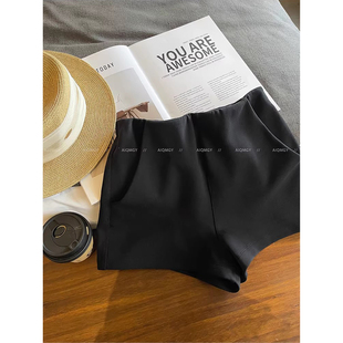 高腰通勤百搭热裤 爱情魔鬼鱼 新款 女2026春季 子 黑色休闲阔腿短裤