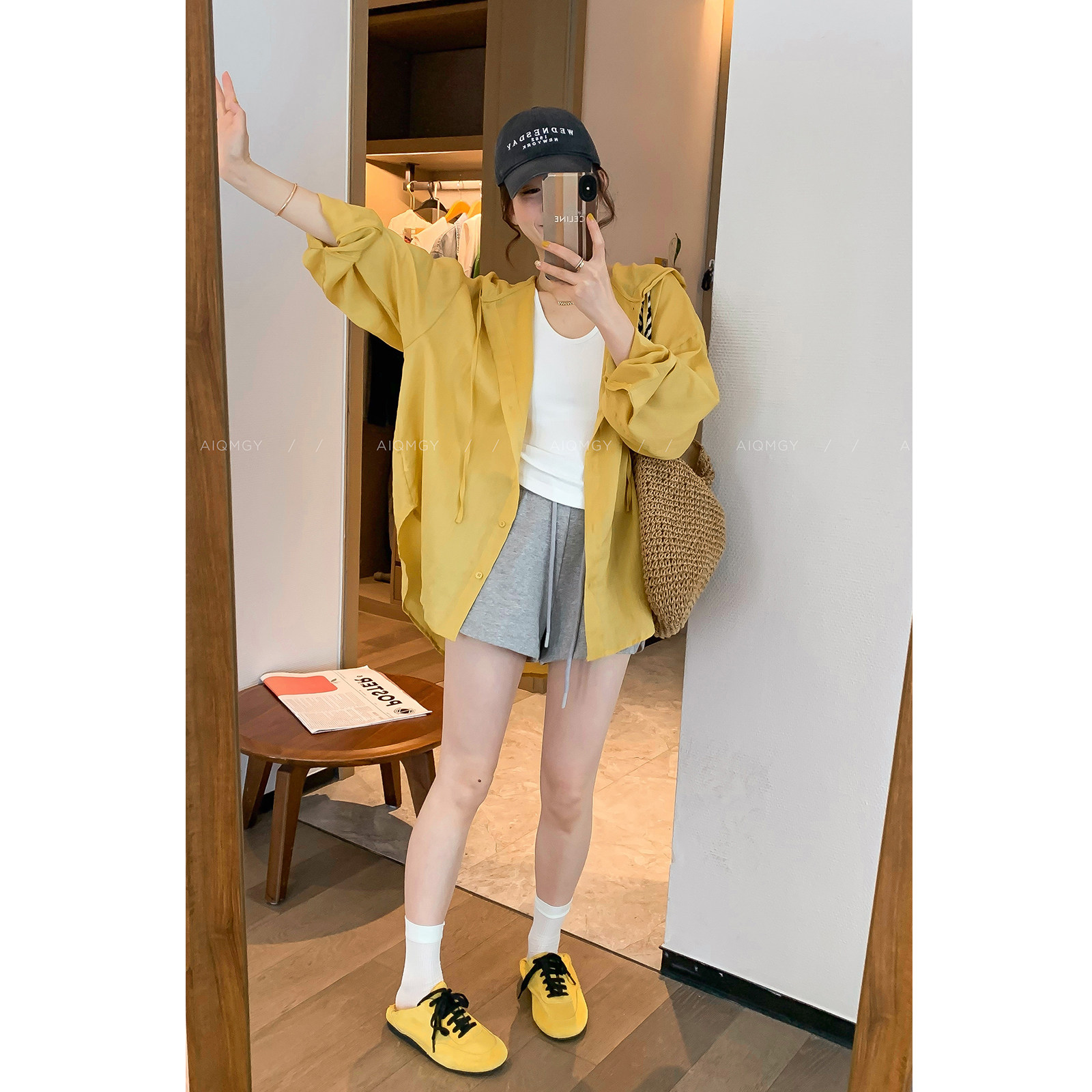 爱情魔鬼鱼 纯色连帽长袖亚麻防晒衬衫女2025年夏季新款宽松上衣,女装/女士精品,衬衫,淘宝优惠券,粉丝福利购,淘宝优惠卷