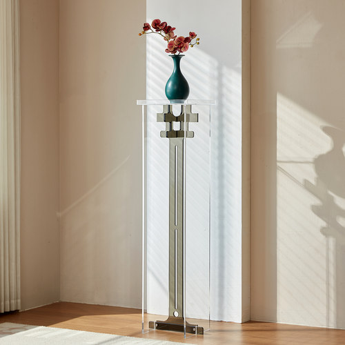 落地亚克力花架客厅摆件展示架