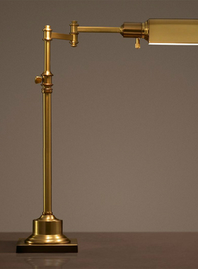 Restoration Hardware 美式复古台灯书桌装饰灯长臂卧室床头灯具