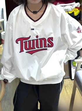 vintage 古着 90s v领卫衣 贾斯丁比伯同款 防风衣 夹克 复古套头