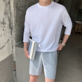 21/春夏新款冰丝棉T桖韩版潮流上打底衫A260，男装T恤，星座1602（原101B）