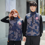 秋冬加厚小鹅休闲羽绒服马甲背心百搭马夹XZ1007-1-YRF20，男装羽绒服，星座1602（原101B）