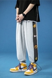 21/春季新款针织卫裤港风中性ins潮流宽松运动裤，男装休闲裤，星座1602（原101B）