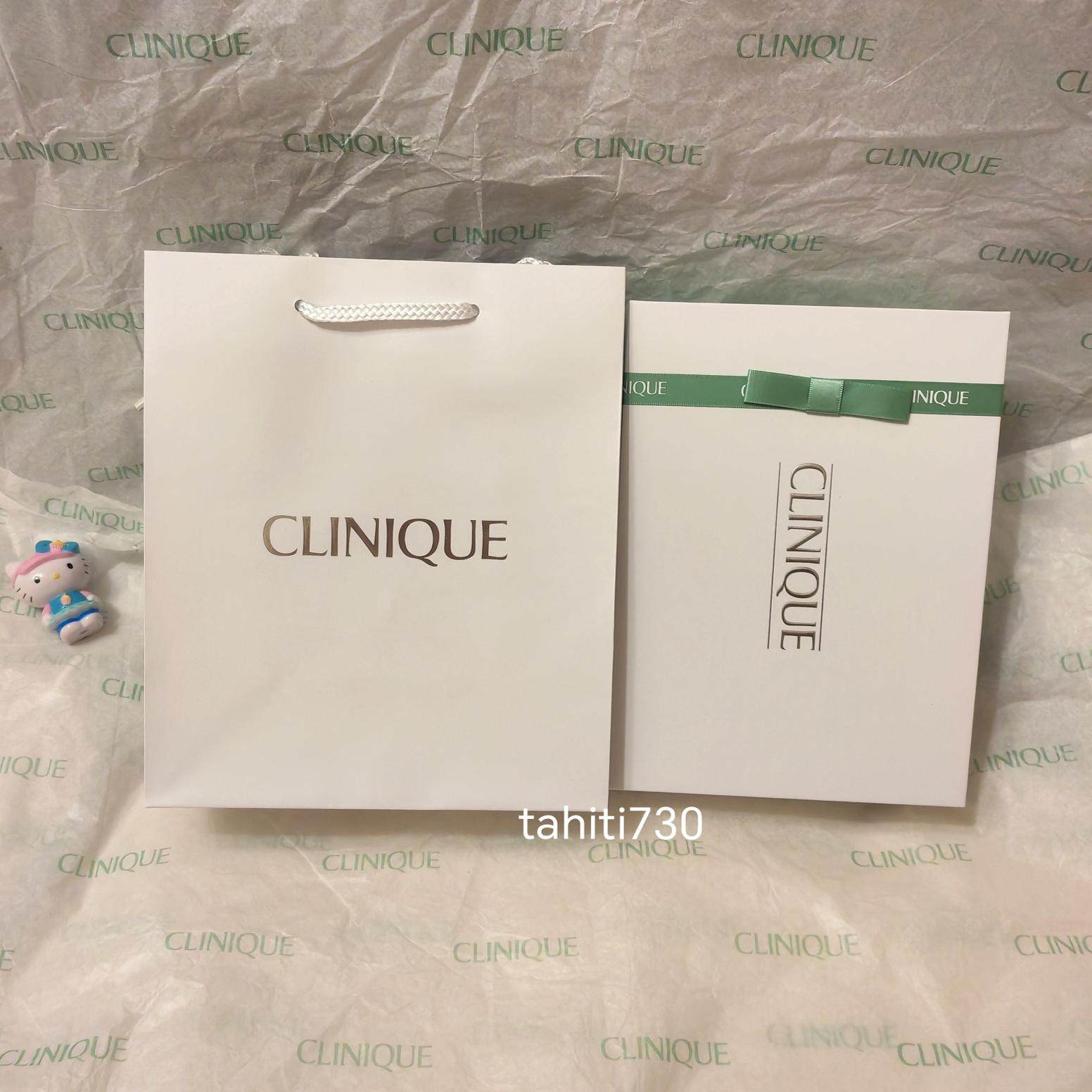 Clinique倩碧专柜礼盒礼品纸袋空礼盒含拉菲草男士女士