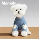 Momolo 软糯糯宠物衣服泰迪约克夏背心小奶狗猫咪居家服秋冬保暖