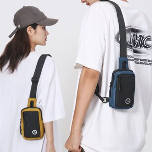 手机包男士 2026潮流胸包女 运动斜挎包迷你潮牌休闲单肩包户外时尚