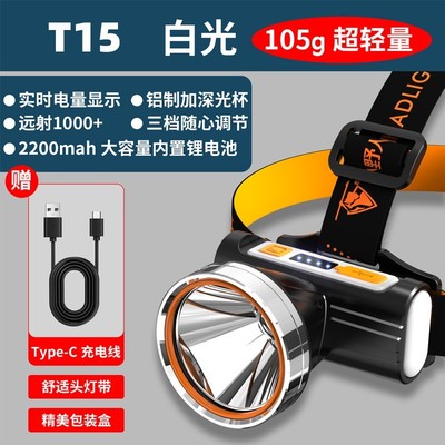 小野人强光锂电池续航矿灯