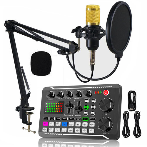 English microphone, mobile phone sound card, podcast device
