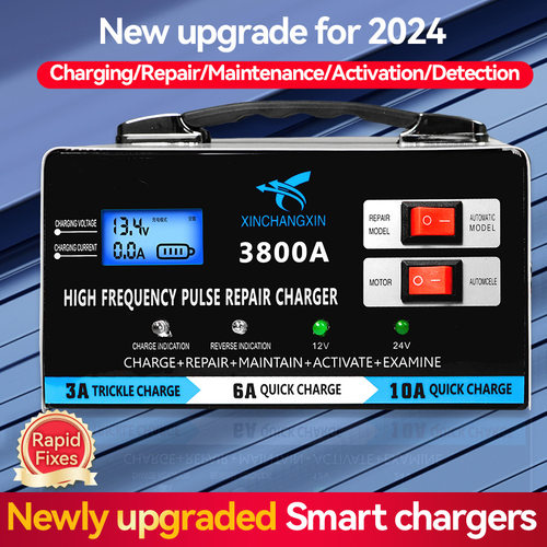 Automotive intelligent battery charger 12V24V battery